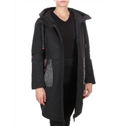2090 BLACK Куртка зимняя женская AIKESDFRS (200 гр. холлофайбера)