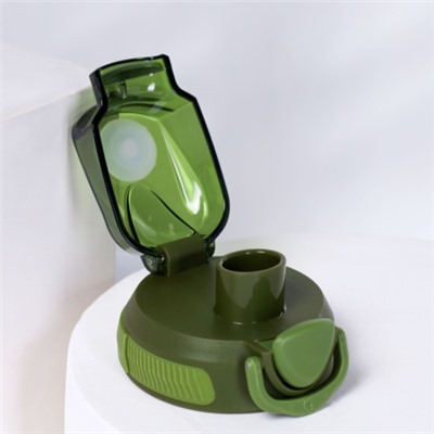 Бутылка для воды спортивная Woohooo H2O цвет Khaki 850 ml/ уп60