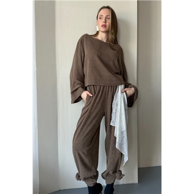 Брюки  WOOL042/04/Коричневый