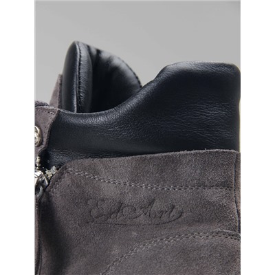 Ботинки ED'ART 261.uno2'bl. серый замок замша