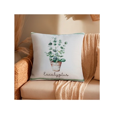 Наволочка декоративная «Этель. Эвкалипт» (вид 2), 48×48 см, хлопок 100%