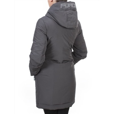 8802 DARK GRAY Пальто зимнее женское CLOUD LAG CAT  (200 гр. холлофайбер)