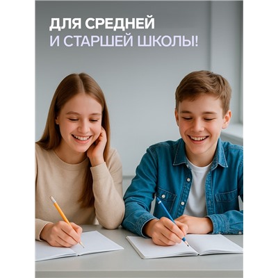Набор тетрадей, 96 листов в клетку, Calligrata «Неделя отпуска», серые листы, 4 штуки