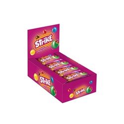 «Strike», драже молочный шоколад в цветной глазури, 40 г (упаковка 20 шт)