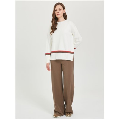 Джемпер вязаный с длинными рукавами