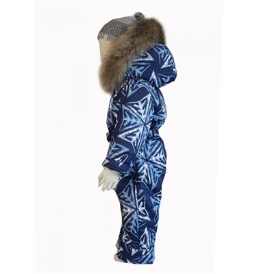 Комбинезон зимний для мальчика Винтер Плюс синий NIKA Kids fashion
