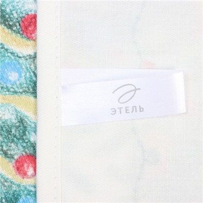 Полотенце кухонное новогоднее «Этель. Сказочный лес», 40×73 см, 100% хлопок, саржа 190 г/м²