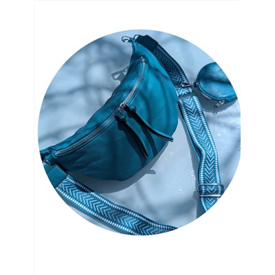 PELLE- PAOLO Bags 397 TURQUESA