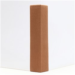 Когтеточка с пропиткой 55×20 см, угловая, без меха, бежевая