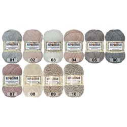 Пряжа Рассказовская Народный стиль Меринос