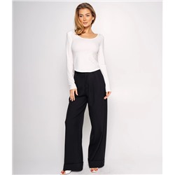 Лонгслив #КТ0140, белый