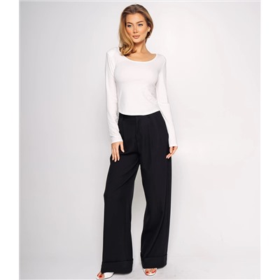 Лонгслив #КТ0140, белый