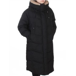 8867 BLACK Пальто зимнее женское (200 гр. холлофайбер)