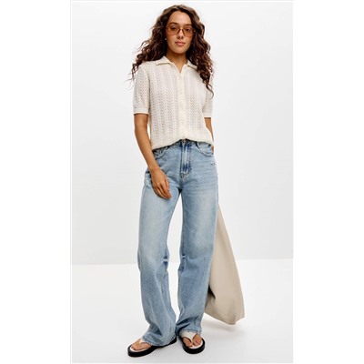 Джинсы F612-0153 l.blue