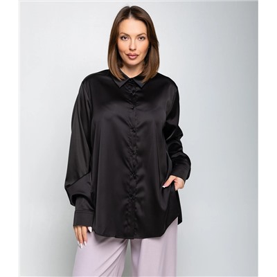 Рубашка #ОКТ085005, чёрный