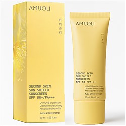 AMIJOLI Солнщезащитный крем для лица с УФ-фильтром SPF 50+/PA+++ c экстрактом юдзу 50 мл 34496