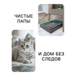 Наполнитель минеральный впитывающий «Пижон» для короткошерстных кошек, 15 л