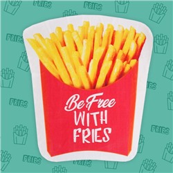 Полотенце пляжное «Этель. Картошка фри», 130×150 см