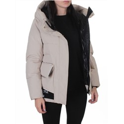 PE23-2 BEIGE Куртка зимняя женская оверсайз (150 гр. холлофайбер)