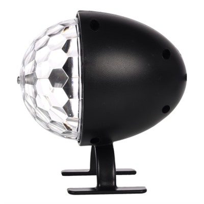 Проектор диско-шар горизонтальный вращающийся, LED/XX-52/уп 50/свечение: красный-зеленый-синий /3 Вт/степень защиты: IP22/питание: 220 V/провод: 95 см