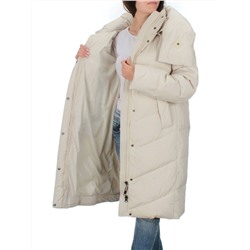 2108 LT.BEIGE Пальто зимнее женское (200 гр .холлофайбер)