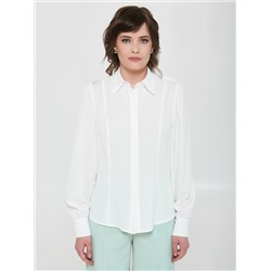 Блузка белая с длинными рукавами