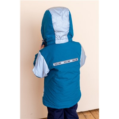 6016 Костюм на синтепоне Морская волна/110