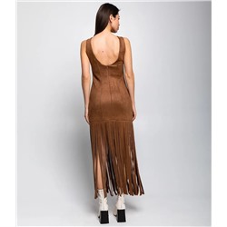 Платье #БШ2985, коричневый