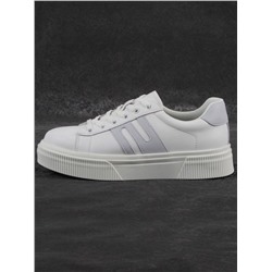 03-YC380-1 WHITE Кроссовки женские (натуральная кожа)