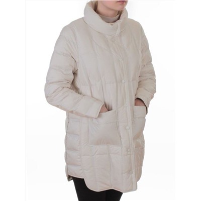 8811 MILK Куртка пуховая облегченная женская (утиный пух)