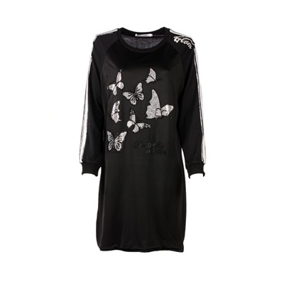 Женское платье черный 227872 размер 3XL, 4XL