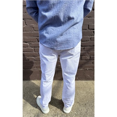 Джинсы P511-0166C white