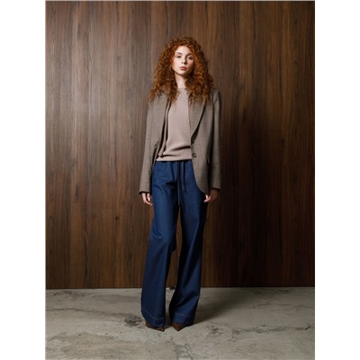 Джемпер вязаный с длинными рукавами