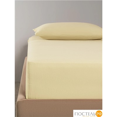 SleepiX ЮКО беж. Простыня на резинке 90х200+25, 1пр., модал/бамбук