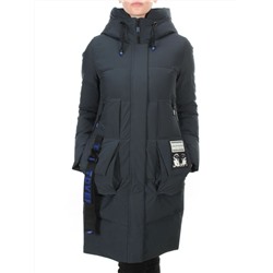 20-901 AQUAMARINE Пальто зимнее женское HAPPYSNOW (150 гр. холлофайбера)
