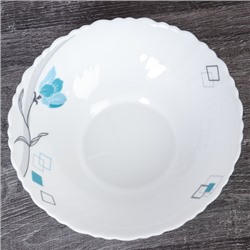 Столовый набор 20 предметов с блюдом / 20/LHP-8120 (6834-2) /уп 2/ Бирюза квадраты