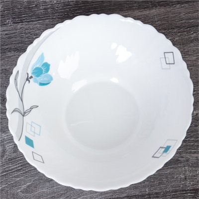 Столовый набор 20 предметов с блюдом / 20/LHP-8120 (6834-2) /уп 2/ Бирюза квадраты