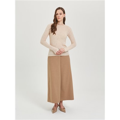 Джемпер вязаный с длинными рукавами