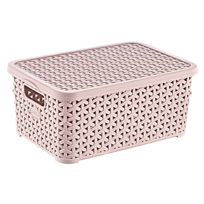 Корзина HobbyLife Rattan, 10 л, размер 24х34х15.7 см, цвет МИКС