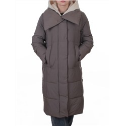 A610 GRAY Пальто зимнее женское со съемным жилетом (200 гр. био-пух)