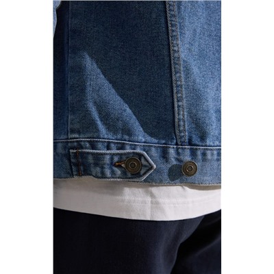 Куртка джинс P011-1336Rus middle blue