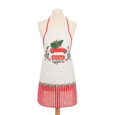 Фартук "Вкусные чудеса" 67х60 см,100% хл 160 г/м2, вафля