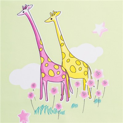 Штора блэкаут портьерная «Этель. Саванна», 110×240 см, фисташковая