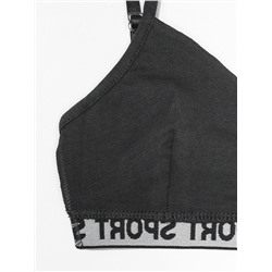 4026-23 Топ для девочки темно-серый (BAYKAR)