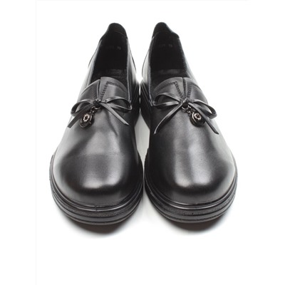03-5071 BLACK Полуботинки женские (натуральная кожа)
