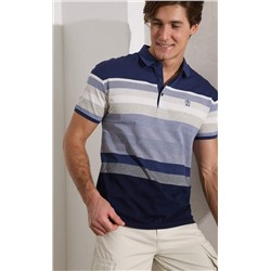 Футболка-поло F211-07-564b blue