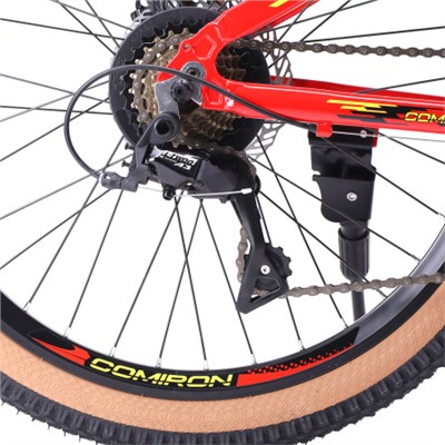 Велосипед 24" рама 13" 8sp COMIRON REBEL ригид красный