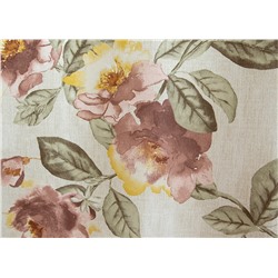 Шторы "Erin gene", розовый цветок (rosa), 180*250 см (df-200504-gr)