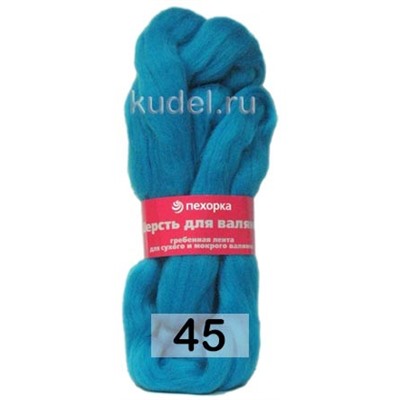 Пряжа Пехорка Шерсть для валяния тонкая