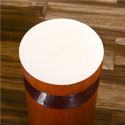 Табурет «Гиря», 26×26×47 см, дерево албезия